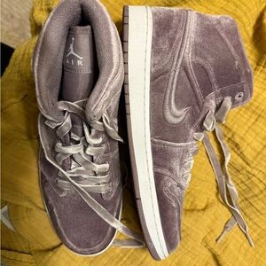 Nike Women's Air Jordan 1 Mid in Velvet Purple